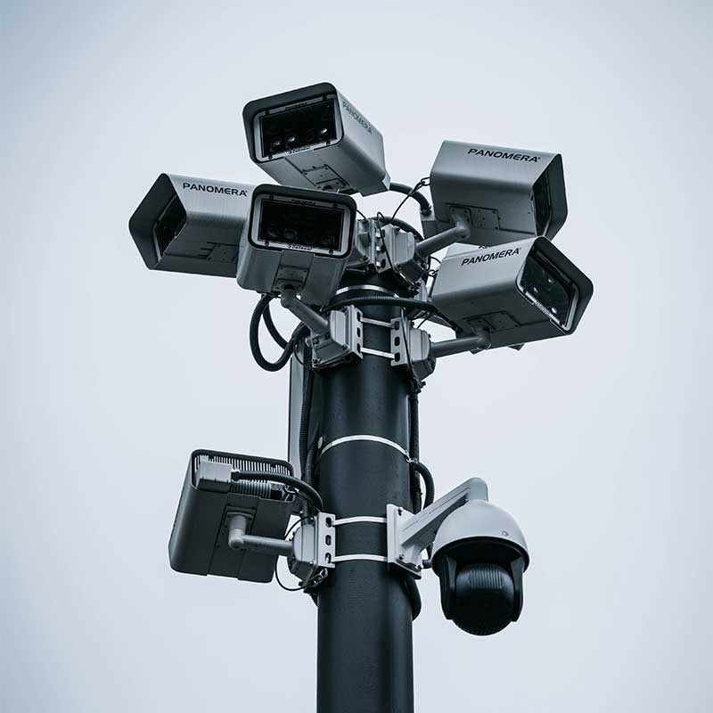 Modern security system features and technology showcase